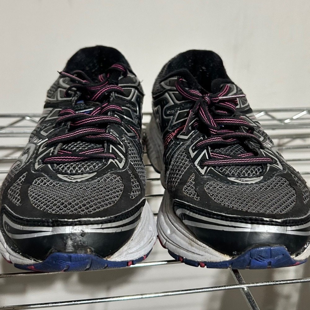 Saucony Omni 13‎ Womens Running Shoes Sneakers Pink Blue Size 9